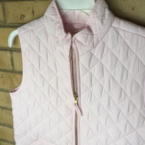CREWCUTS by JCrew pink quilted vest sz 14